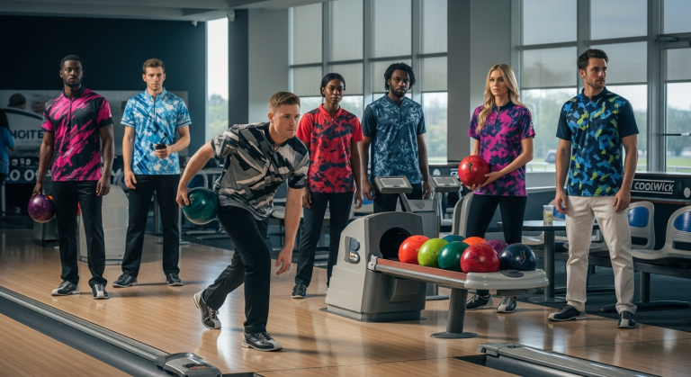 CoolWick Performance Bowling Jersey with moisture-wicking fabric technology